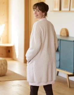 Gilet Long D'intérieur Maille Bouclette 12 Gilet Long D'intérieur Maille Bouclette -Boutique De Lingerie De Mode 704520 C01 zoomx vue5