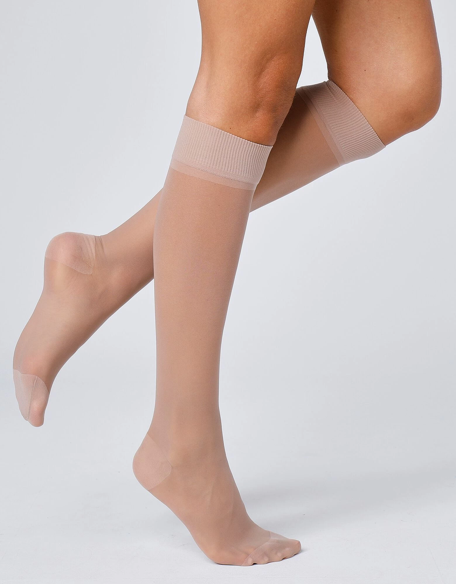 Mi-bas Anti Fatigue 40 Deniers - Lot De 2 Paires 4 Mi-bas Anti Fatigue 40 Deniers - Lot De 2 Paires – Image 2