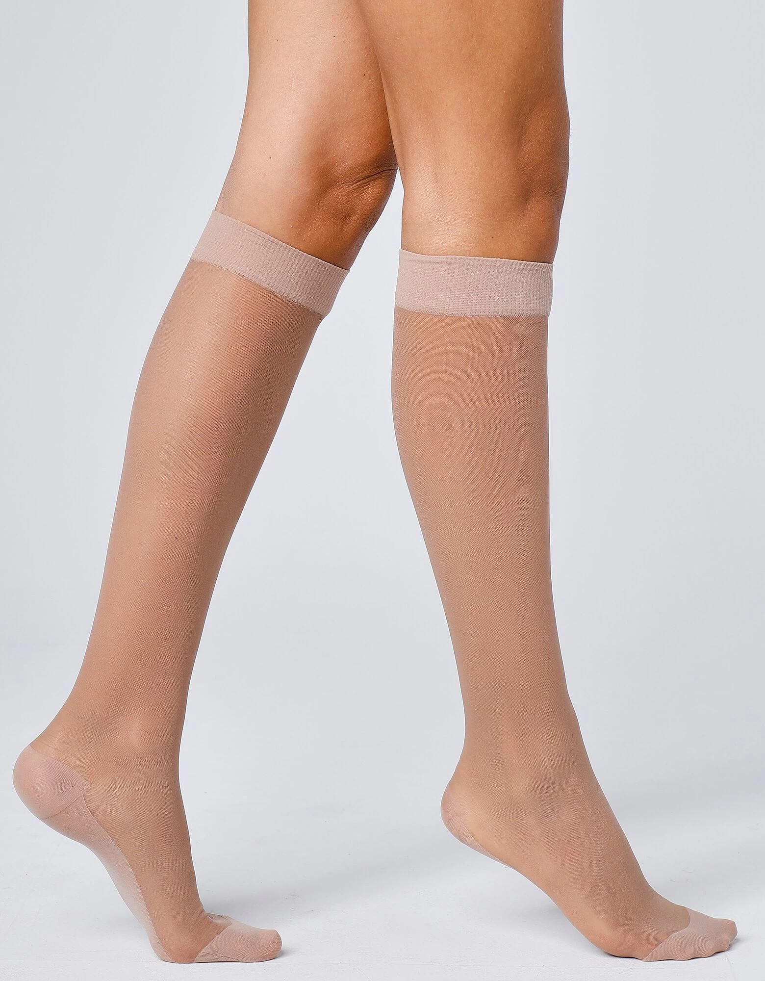 Mi-bas Anti Fatigue 70 Deniers - Lot De 2 Paires 3 Mi-bas Anti Fatigue 70 Deniers - Lot De 2 Paires