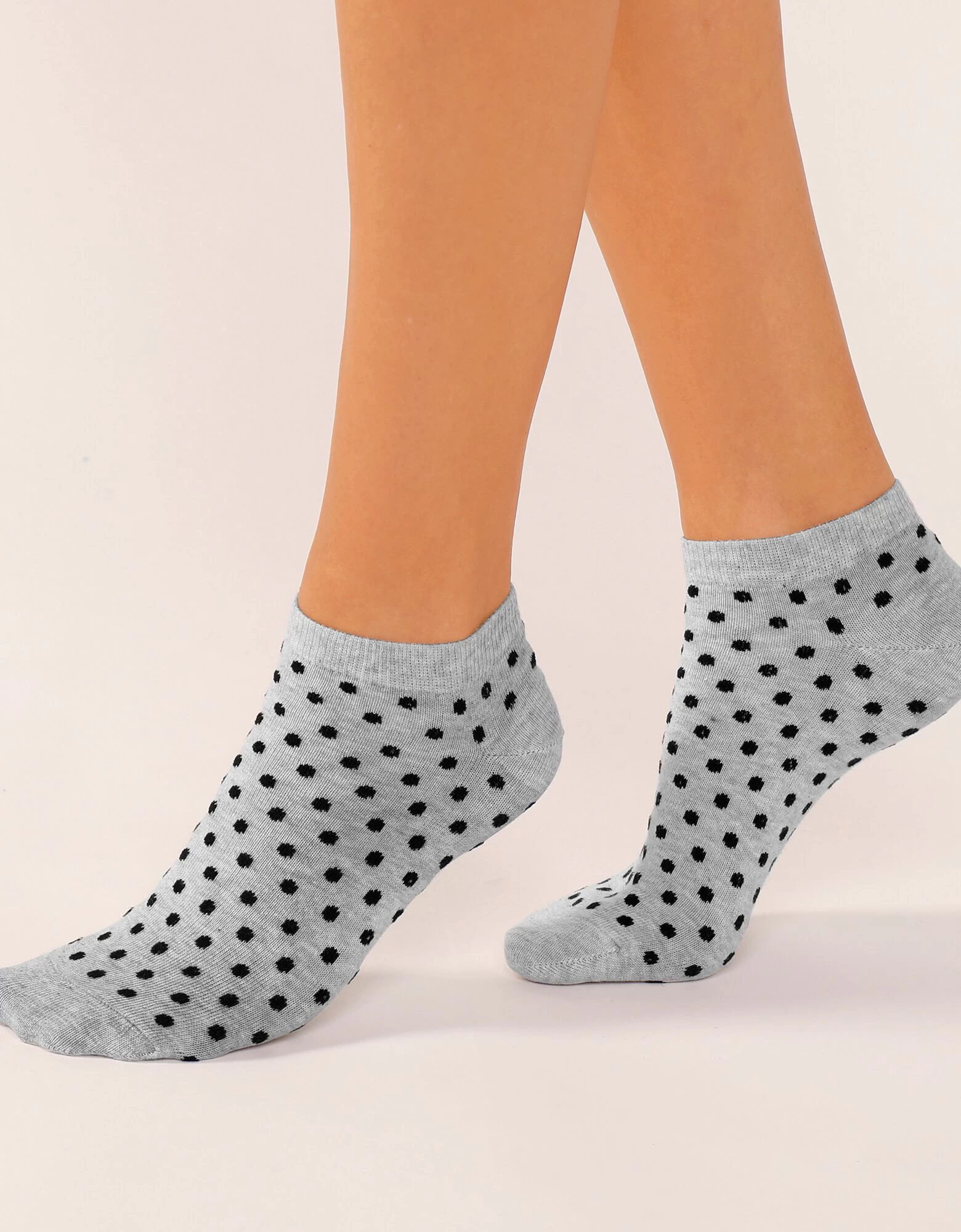 Socquettes Basses Pois Fantaisie - Lot De 5 3 Socquettes Basses Pois Fantaisie - Lot De 5