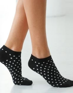 Socquettes Basses Pois Fantaisie - Lot De 5 6 Socquettes Basses Pois Fantaisie - Lot De 5 -Boutique De Lingerie De Mode 705292 C01 zoomx vue2