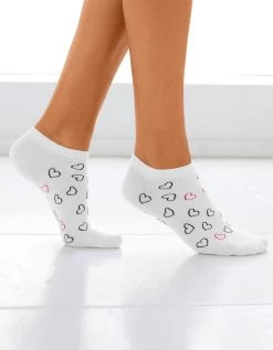 Chaussettes Basses Motifs Assortis– Lot De 4