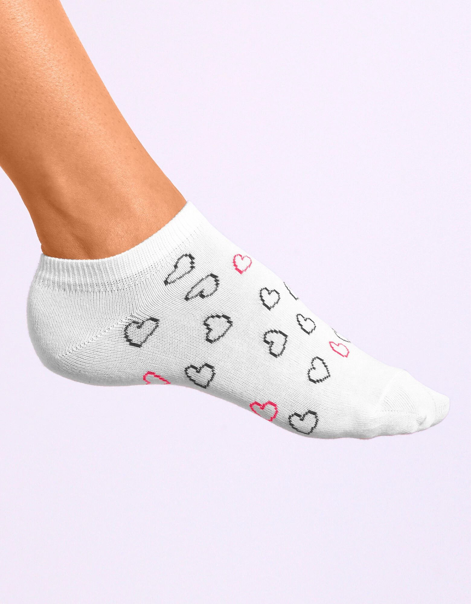 Chaussettes Basses Motifs Assortis– Lot De 4 4 Chaussettes Basses Motifs Assortis– Lot De 4 – Image 2