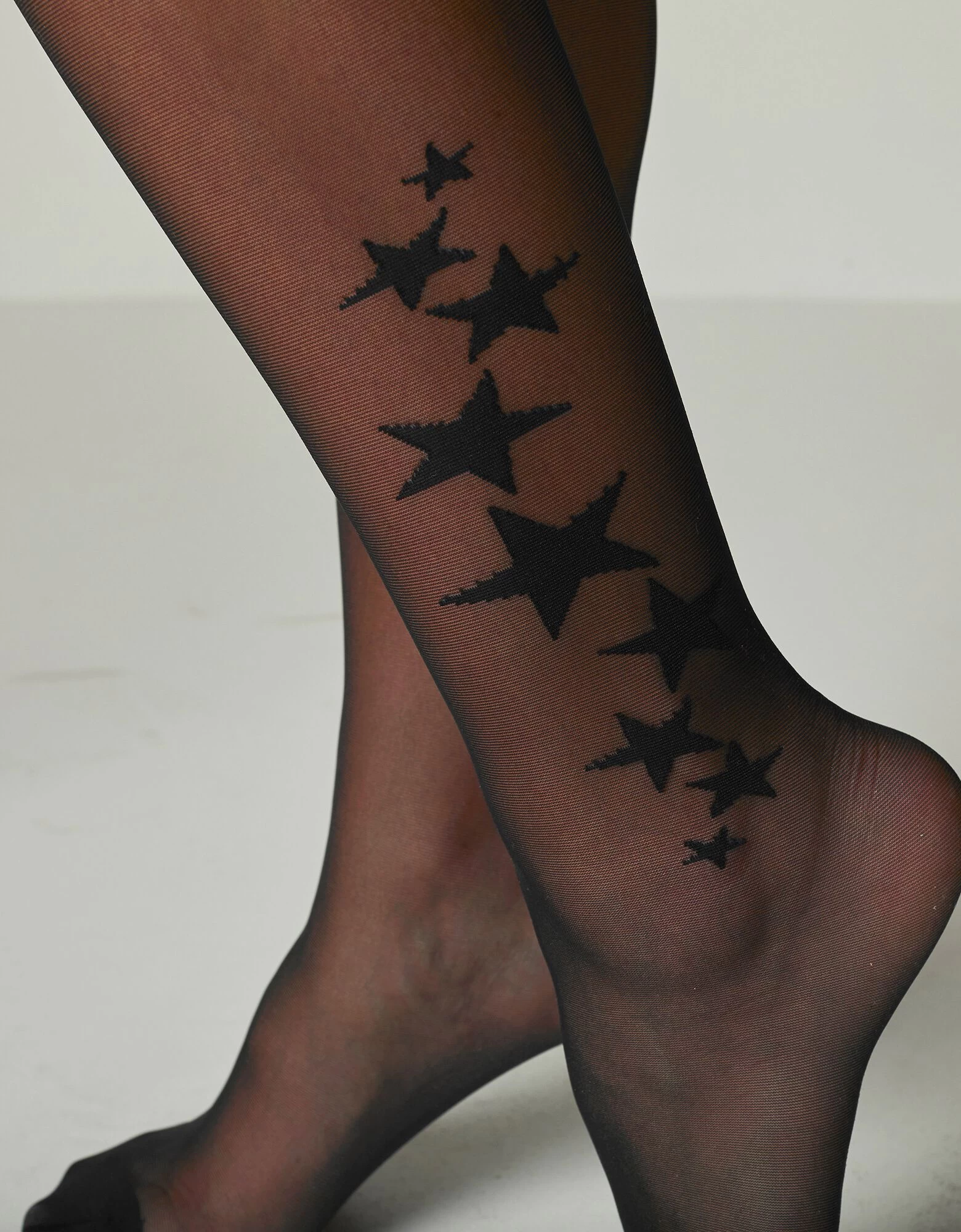 Collant Fantaisie Imitation Tattoo "étoiles" - Lot De 2 4 Collant Fantaisie Imitation Tattoo "étoiles" - Lot De 2 – Image 2