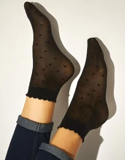 Mi-chaussettes Plumetis - Lot De 2 Paires