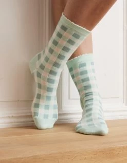 Chaussette Fantaisie Motif "carreaux" Assortis - Lot De 3 Paires