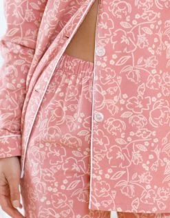 Pyjama Pilou Imprimé "fleurs" -Boutique De Lingerie De Mode 706148 C01 zoomx vue3