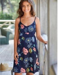 Nuisette Satin Imprimé Floral -Boutique De Lingerie De Mode 706162 C01 zoomx vue3