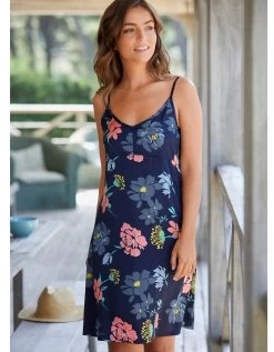 Nuisette Satin Imprimé Floral -Boutique De Lingerie De Mode 706162 C01 zoomx vue4