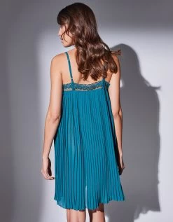 Nuisette Col V Dentelle Et Voile Plissé -Boutique De Lingerie De Mode 706179 C00 zoomx vue7