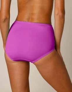 Gainette Ventre Plat Microfibre Tulle Brodé Sienne - Lot De 2 -Boutique De Lingerie De Mode 707455 C04 zoomx vue7