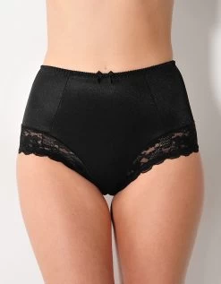 Gainette Maille Satinée Et Dentelle Avila - Lot De 2 -Boutique De Lingerie De Mode 707486 C01 zoomx vue4