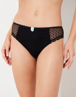 Culotte Midi Dentelle Coton Uni Tropea - Lot De 4 -Boutique De Lingerie De Mode 707557 C07 zoomx vue3