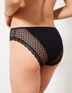 Culotte Midi Dentelle Coton Uni Tropea - Lot De 4 -Boutique De Lingerie De Mode 707557 C07 zoomx vue4