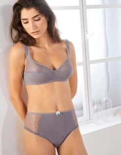 Culotte Maxi Dentelle Coton Uni Tropea - Lot De 4 -Boutique De Lingerie De Mode 707558 C05 zoomx vue5