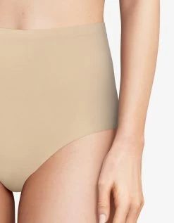 Chantelle Culotte Haute Soft Stretch + Size - Taille Unique -Boutique De Lingerie De Mode 707673 C01 zoomx vue3