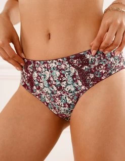 Culotte Coton Imprimé Floral Olbia - Lot De 2 -Boutique De Lingerie De Mode 707798 C01 zoomx vue3