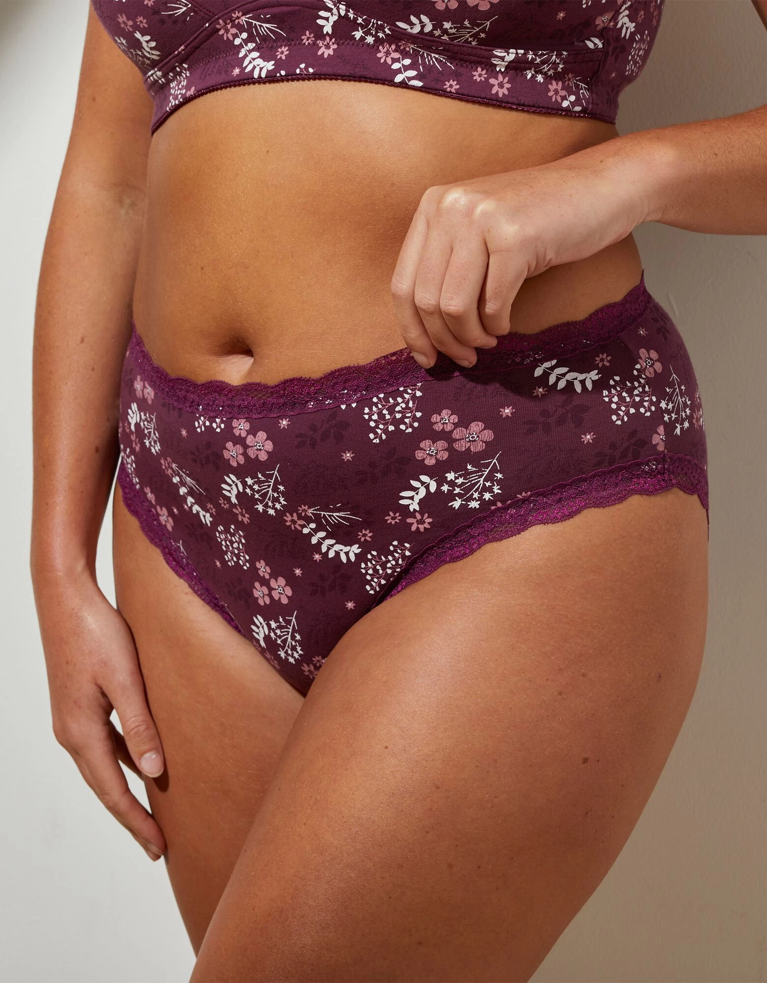 Culotte Forme Maxi En Coton Imprimé Fleuri "Capella"- Lot De 2 3 Culotte Forme Maxi En Coton Imprimé Fleuri "Capella"- Lot De 2