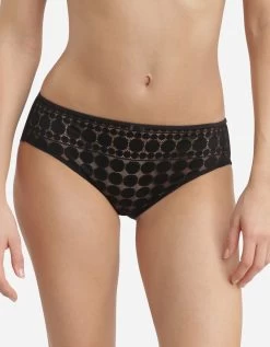 DIM Slip Generous Dentelle Reliefée