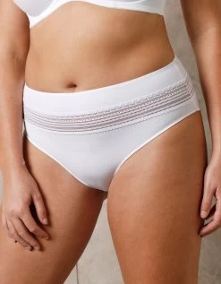 Culotte Haute Microfibre Effet Seconde Peau Albury - Lot De 2 -Boutique De Lingerie De Mode 707907 C01 zoomx vue5