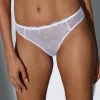 Culotte Forme Tanga Tulle Brodé Et Plumetis Lolak -Boutique De Lingerie De Mode 707911 C01 zoomx