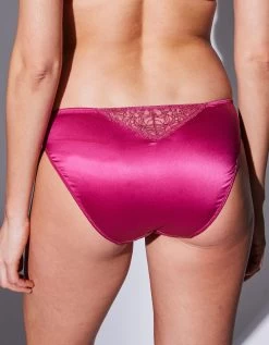 Culotte Satin Et Tulle Brodé Padoda -Boutique De Lingerie De Mode 707919 C01 zoomx vue2